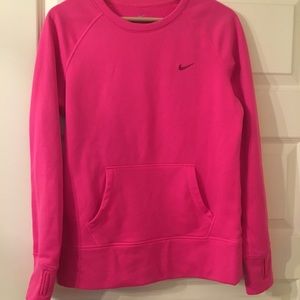 Pink Nike sweatshirt